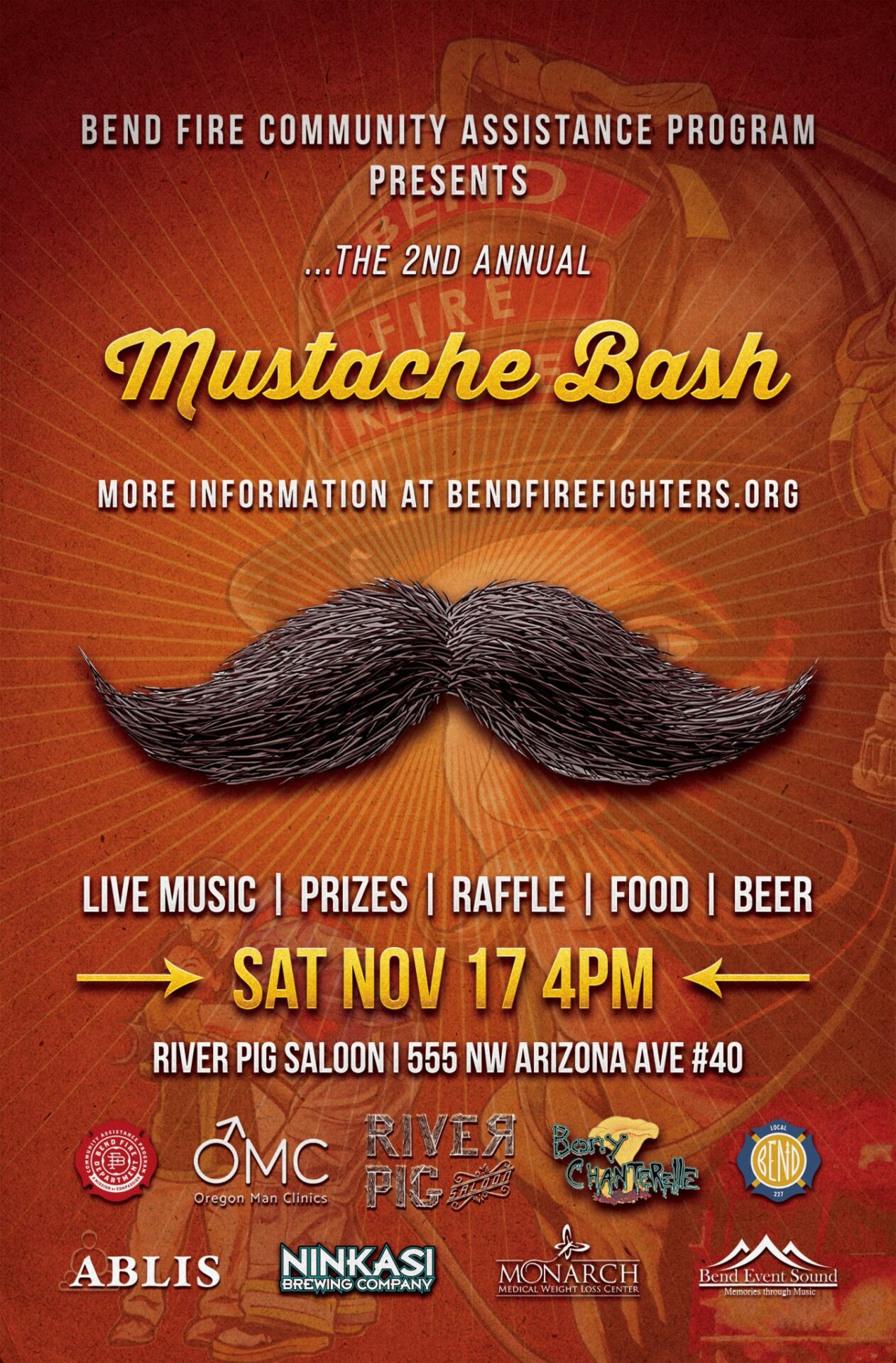 Mustache Bash Poster